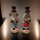1964 Political Donkey   Elephant Decanter Set Gilbey s Spey Royal Scotch Whisky
