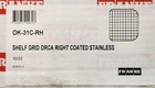 Franke Ok-31c-rh Orca Right Basin Bottom Grid Sink Rack - For Use With Ork-110
