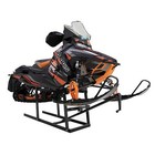 Exclusive Black Ice Deluxe Snowmobile Lift   Work Stand - 700 Lb  Capacity