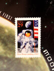 Usps 25th Anniversary Of The First Moon Landing 4 Stamp Folio