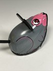 Vintage Tin Friction Logo Kinzoku K Mouse Japan Cat Toy