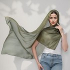 Solid Color Hijab Turban Shawl Wrap Scarves Long Headscarf Muslim Women 180 70cm