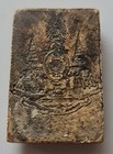 Vintage Phra Somdej Wat Rakang Sacred Powder Clay Thai Buddha Amulet Temple Mark