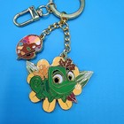 Loungefly Disney Tangled Rapunzel Pascal Paint Fall Autumn Keychain Charm New