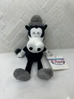 Disney Bb Horace Horsecollar Cow mule Black   White Stuffed Mini Bean Bag Plush