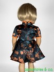 18 Inch Doll Sewing Pattern   Peony Dress   Fits 18  Dolls Such As American Girl