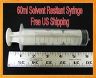 Syringe 60ml For Refilling Cartridges Solvent   Water Ink Large Format Free Ship