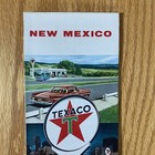 Texaco Map New Mexico Albuquerque Las Cruces Gallup 1960 Gas Oil Advertising