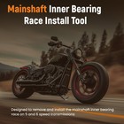 Transmission Mainshaft Inner Bearing Race Puller Tool For 0 98   25 Mm Harley