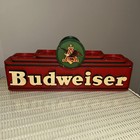 2 Banta 1996 Wooden Budweiser Beer Can Bottle Display Anheuser Busch Eagle Logo 