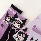 Kuromi-socks 4 Pairs -cartoon Anime-soft Vibrant Colors For Girls -woman
