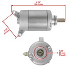 Starter For Yamaha Atv 450 Yfz450  New 2004-2013 5tg-81800-00-00
