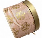Vintage The Hecht Co  10    Round Hat Box