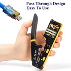 Pass Through Rj45 Crimp Tool Kit Ethernet Crimper Cat6a Cat6 Cat5e Cat5 Crimp   
