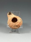 Ancient Byzantine Oil Lamp  Holy Land A d  300 - 800 A d  Scarce 