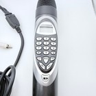 Leadsinger Karaoke Microphone Ls-3700w Gray With 4 Song Cartridges Untested