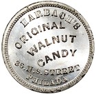  1876  Philadelphia Pa-ph 123wm Harbach s Merchant Token Confectioner