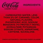 Coca-cola Zero Sugar Cherry Float Soda Soft Drink Cans  12 Fl Oz  12 Pack
