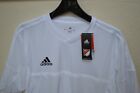 New Adidas Mens Mls Match Jersey White Soccer Shirt S05758  45 Retail Size Small