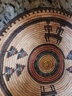 Rare Vtg 13  Wall Basket Native Hausa Nigerian African Woven Wedding Bowl