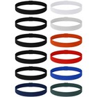 Xuhal 12 Pieces Stretchable Hat Band Ribbon Panama Western Classic Colors