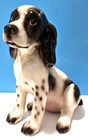 Vintage Spaniel Figurine Pink Belly 9 1 2  Tall Cocker Brittany English Springer