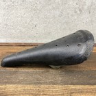 Old School Bmx Seat Persons Saddle 70s 80s Permaco Holey Stamped Usa Black