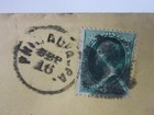 Us 1880 s Cover Alex Kerr   Bro  Salt Dealer Philadelphia Pa Cancel Stamp  207