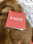 Fao Schwarz Teddy Bear Plush Furry Large New W tags Gift Brown Stuffed Animal B2