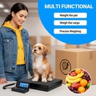 Tjoy Digital Shipping Scale  110 Lbs   Heavy Duty Postal Scale With Timer  Tare