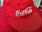Vintage Coca-cola Red Hat Cap     Coke Soda Advertising Promo-painter Style