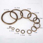 Circle O Rings Solid Brass Round Rings Various Sizes Handbags Ring    20mm-155mm