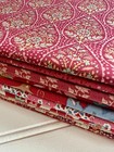 Tilda Vintage Red And Pink 10pc Quilt Fabric Fat Quarter Bundle