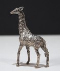 Sorini Sterling Silver Giraffe Italian Figure 20th Century