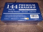 Erasers  Shuttle Art 144 Pack Premium Eraser Bulk  White Erasers Classroom Set