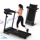 Folding Treadmill For Home Motorized Running Machine Lcd Display  2 5hp  7 5 Mph
