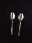 International  Sterling Silver Continental  Teaspoons  2 