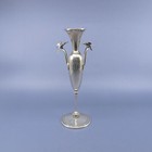 C1869 Gorham Sterling Bud Vase Aesthetic Birds Kingfisher Hummingbirds Mono  c 