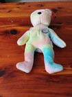 1999 B b Birthday Bear Rainbow B-day Ty Beanie Baby Retired With Tags