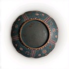 Scalloped Edge Cloisonn   Charger Edo early Meiji Dragon 29cm