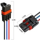 6 Pack Polaris Pulse Power Plug Connectors     Compatible With Polaris Pulse Bar