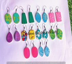 925 Sterling Silver Plated Amazing Turquoise   Mix Gemstone Handmade Earings Lot