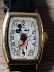 Vintage 1930 s Ingersoll Mickey Mouse Character Watch For Parts Or Repair