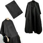 Hair Cutting Cape Pro Salon Hairdressing Hairdresser Gown Barber Solid Black