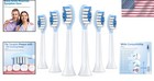 Philips Sonicare Compatible Replacement Toothbrush Heads - 6 Pack  Ice Blue