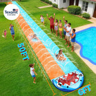 50ft Extra Long Slip Lawn Water Slide For Kids Adults  Xxxl Giant Heavy Duty Out