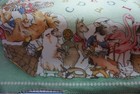 Flannel--by South Sea Imports  Hungry Animal Alphabet  green 