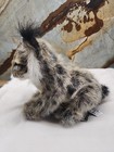 Sitting Lynx Cub Plush Soft Toy By Hansa  Creation 7    Uk Handcrafted