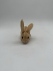 Vintage Dakin Mini Bunny Rabbit Plush Beige Tan 5  Stuffed Shred Clippings