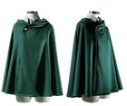 Attack On Titan Scout Regiment Cosplay Cape Cloak Adult Halloween Costume Xxl